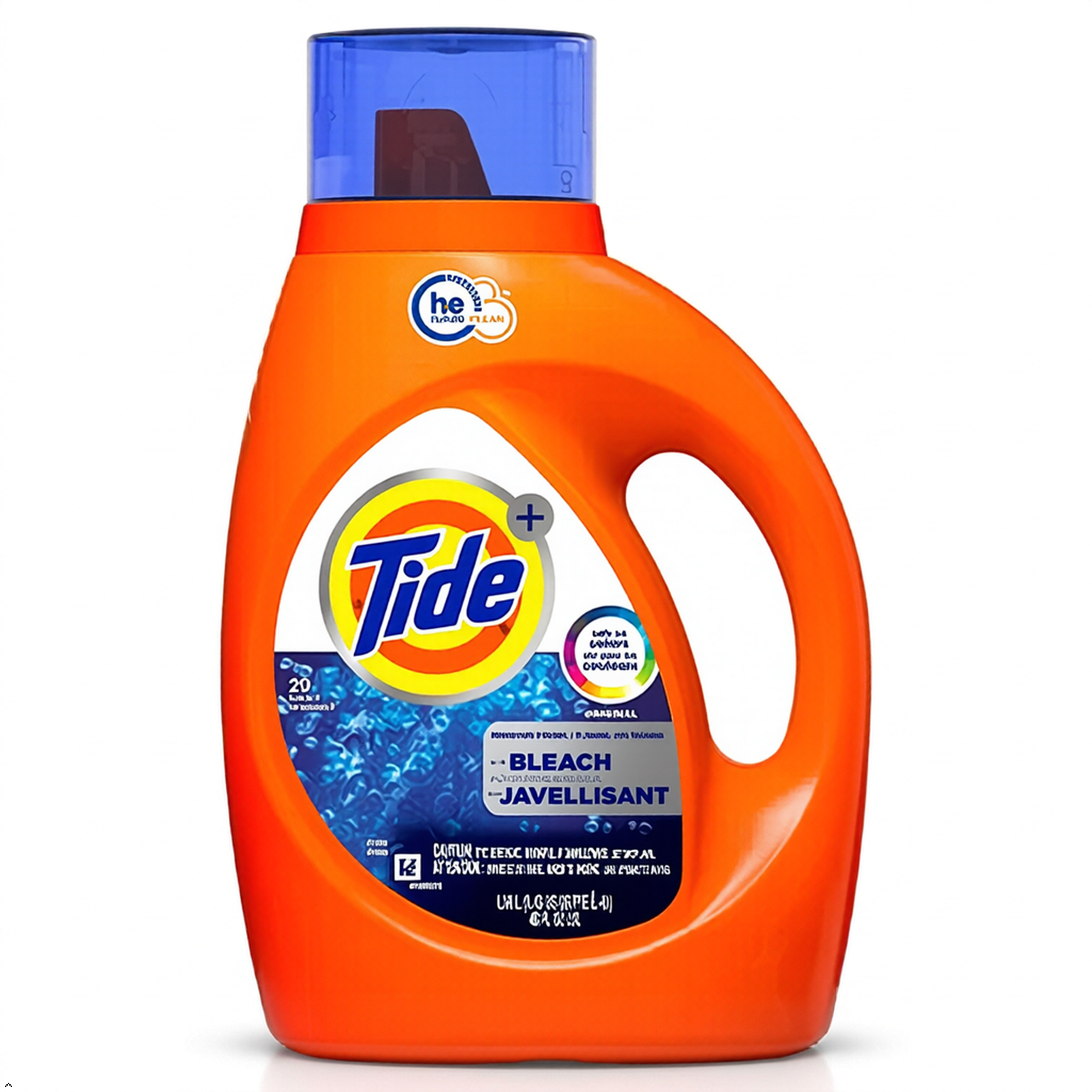 Tide Plus Bleach Alternative HE Liquid Laundry Detergent, 46 fl oz, 29 Loads Tide